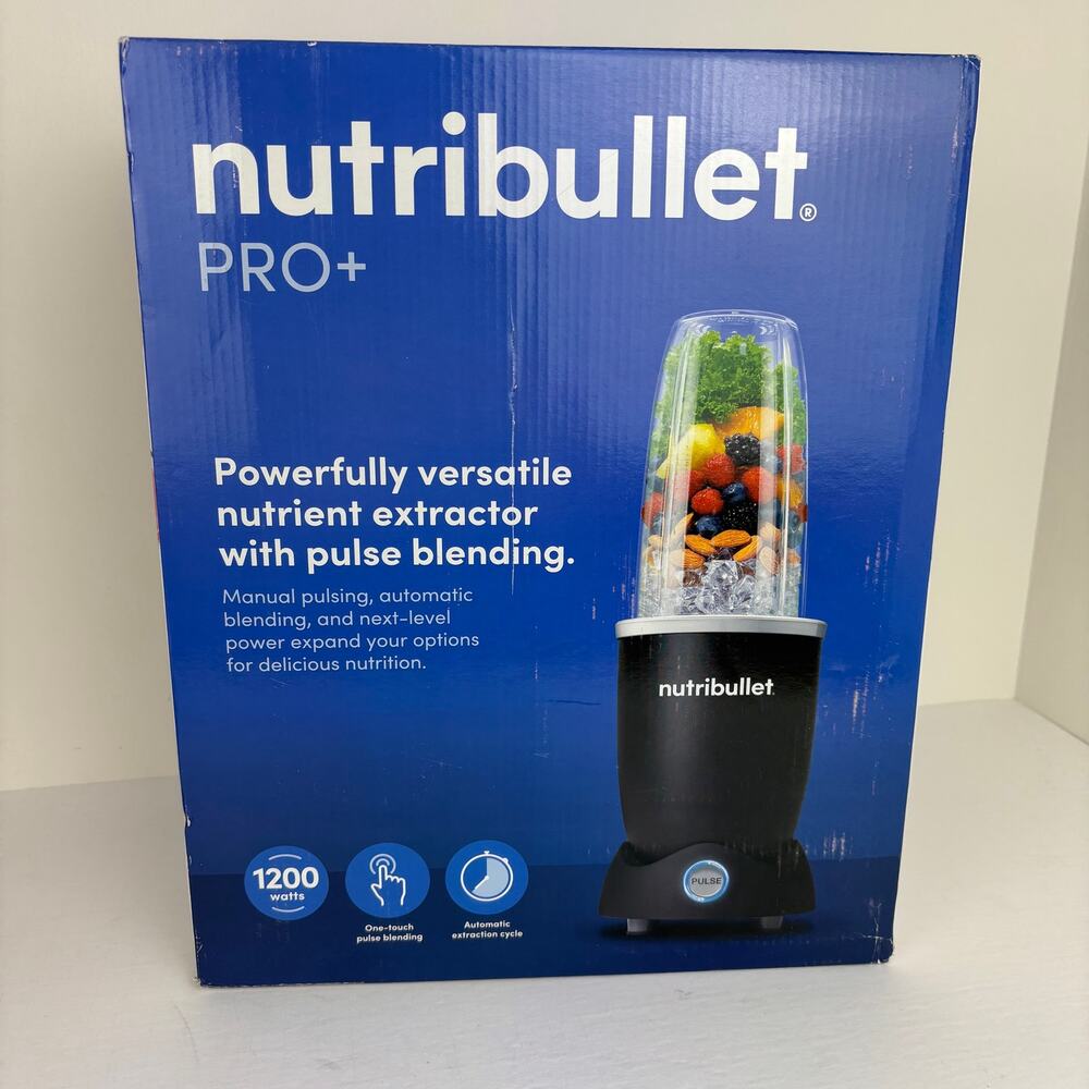 Nutribullet Pro Plus Blender Pro+ 1200W N12-1001MK NEW SEALED